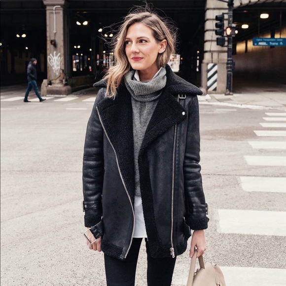 avec les filles aviator jacket